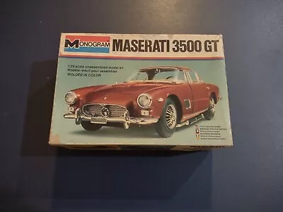 Monogram Maserati 3500 GT 1/25 Scale Kit • $40