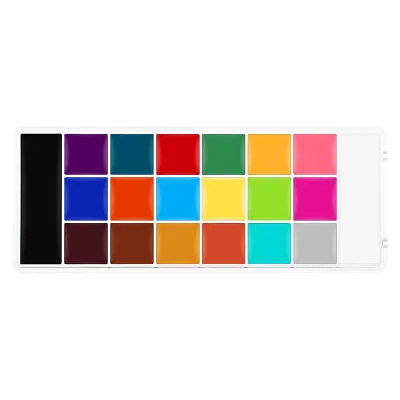 Face Body Paint Set Oil Painting Palette 20 Colours Oil Based Face Paint Makeup • £14.39