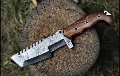 $44.95 • Buy Handmade Damascus V42 Military Hunting Tracker Fixed Blade Survival EDC Knife 98