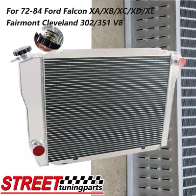 72-84 3Row Radiator Fit Ford Falcon XA/XB/XC/XD/XE Fairmont Cleveland 302/351 V8 • $199