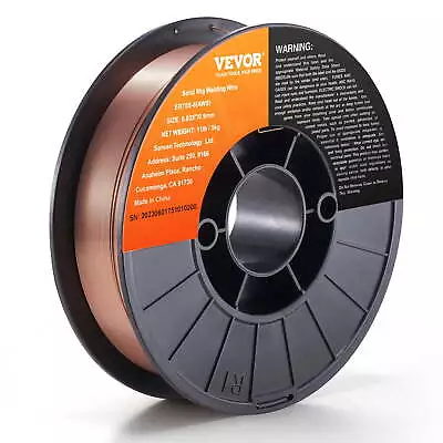 Solid MIG Welding Wire ER70S-6 0.035-inch 11LBS With Low Splatter  • $20.74