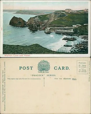 Mullion Cove And Hotel 2864 Peacock Autochrom  • £5.10