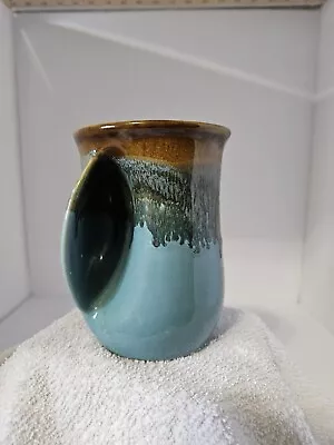Clay In Motion Ocean Tide Right Hand Warmer Coffee Tea Ceramic Mug 2023 Neher • $14.99
