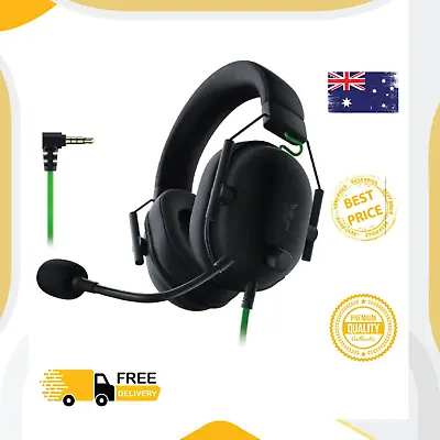 Razer RZ04-03240100-R3M1 Blackshark V2 X Wired Gaming Headset Black • $123.78