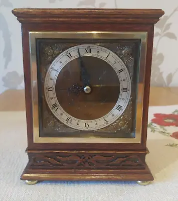 Elliott Of England Vintage Mahogany Cased Mantel Clock. • $99.56