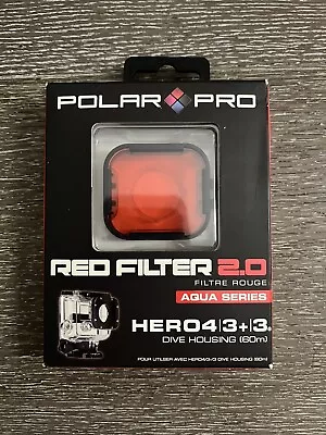 Polar Pro GoPro HERO3+ / HERO4 Aqua3+ Red Iridium Scuba Filter (P1001) - NEW! • $39