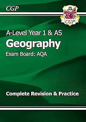 A-Level Geography: AQA Year 1 & AS Complete Revision & Practice (CGP A-Level Geo • £2.69