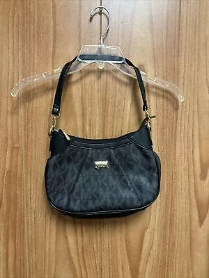 Michael Kors Black Grey Gray Small Handbag Purse NWOT Optional Cross Body Strap • $25