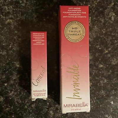 Mirabella Anti-Aging Foundation In Dark V And Perfecting Concealer In III • $5