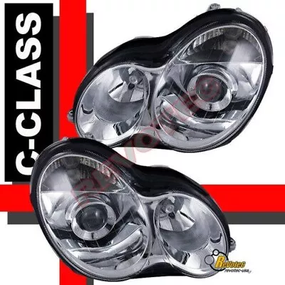 01-07 Mercedes Benz W203 C Class 4Dr Sedan C230 C240 C320 Projector Headlights • $259