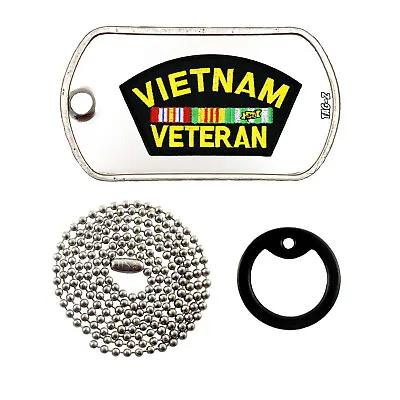 VIETNAM VETERAN - NECKLACE - Tag-Z Military Dog Tags • $9