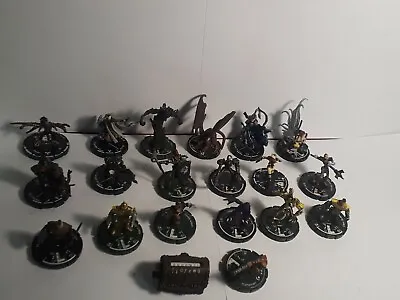 20 Rare Mage Knight Miniature LOT Figure Hero Monster Dungeon Dragon Pathfinder • $25.49