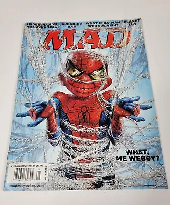 Mad Magazine #516 August 2012 Spider-Man. The Cover Has Rip. See Photos. • $25