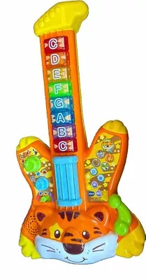 VTech Zoo Jamz Tiger Rock Guitar Electronic Light Up Musical Toy Kids Baby • $9.95