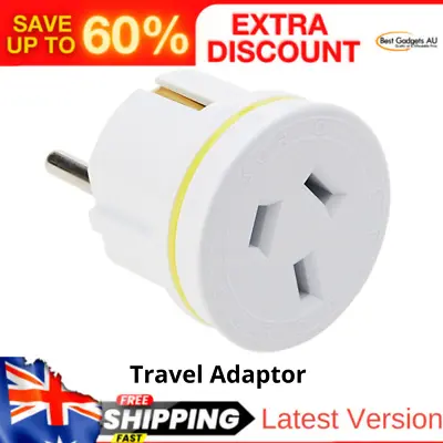 $15.28 • Buy Korjo EU Travel Adaptor, For AU/NZ Appliances, Use In Europe (Except UK), Bali 
