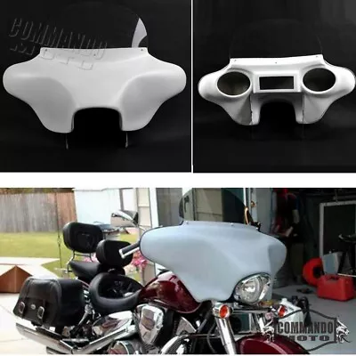 For Harley Road King 1994-2022 Batwing Fairing Windshield W/ 6x9 Speaker Cut Out • $625.07
