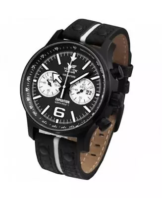 Men Fashion Quartz Watch Vostok Europe 6S21-5954199 Black Dial • $314