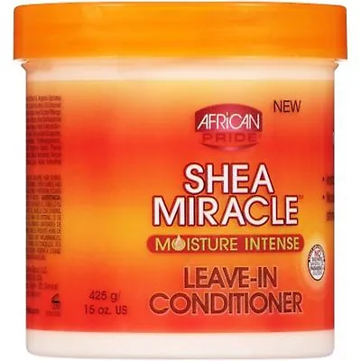 £7.99 • Buy African Pride Shea Butter Moisture Intense Miracle Leave In Conditioner 425g