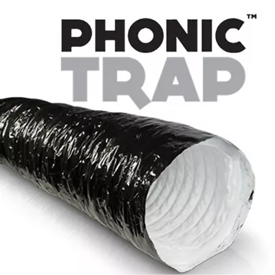 Phonic Trap Acoustic Insulated Ducting 5 Inch 125mm 10 Meters Hydroponics • £44.95