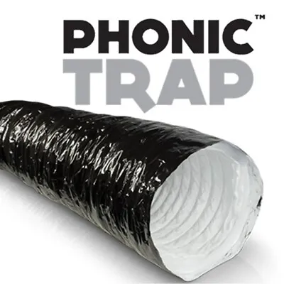 Phonic Trap Acoustic Insulated Ducting 5 Inch 125mm 3 Meters Hydroponics • £24.95