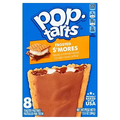 £8.75 • Buy Kellogg's Pop Tarts Frosted S’mores Toaster Pastries American USA 8's