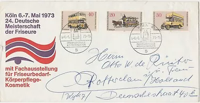 Cover Germany Berlin 1973. Koln To Rotterdam. Deutsche Meisterschaft Der Friseu • $5.50