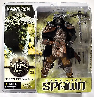 McFarlane Toys Dark Ages Spawn The Viking Age Series 22 Berserker The Troll V1 • $25.99