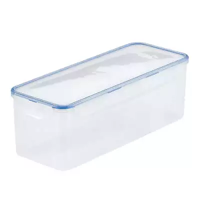 Plastic Pantry Bread Box Food Storage Containers With Divider 21.1-Cup Clear • $20.89