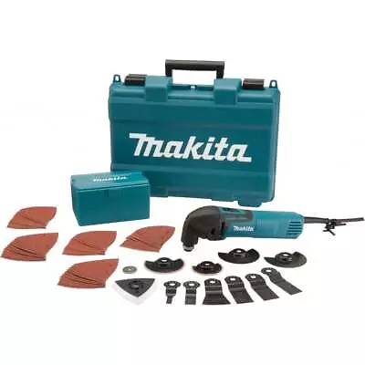 Makita TM3000CX3 Rotary Multi Tool Complete With Accessories 240v In Case • £149.95