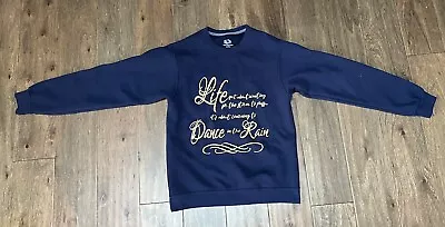 Metallic Design Native American Sweater W/dance Quote. Size Small • $13.13