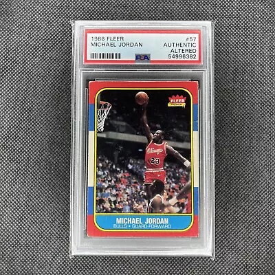 1986-87 Fleer Michael Jordan #57 Rookie Card PSA Authentic • $2588