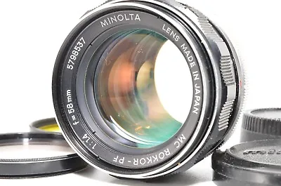 MINOLTA AUTO ROKKOR-PF 58mm F1.4  MC Mount Manual Focus Lens From Japan ♯2370 • $95