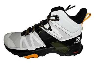 Salomon X Ultra 4 Mid Gore-Tex Hiking Boots Waterproof Lunar Rock Magnet 11.5 • $169.99