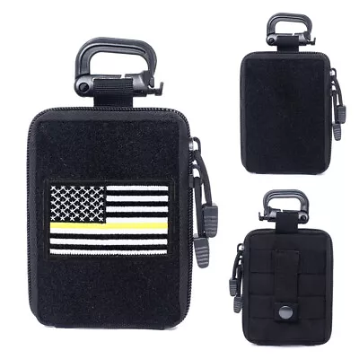 Tactical Molle Duty Belt Pouch Compact Utility Gadget Pouch Small Tool Waist Bag • $7.89