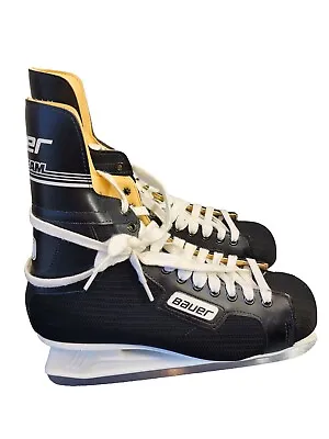 Bauer Ice Hockey Skates Pro Team 25 Senior Size DD H 12 95 Beautiful Condition  • $49.97
