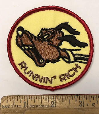 Vintage 1970s Runnin’ Rich Patch Dog Hippie • $5.25