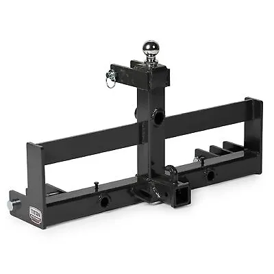 Titan Attachments 3 Point Hitch Receiver With Suitcase Rack Fits Cat 1/Cat 2 • $329.99