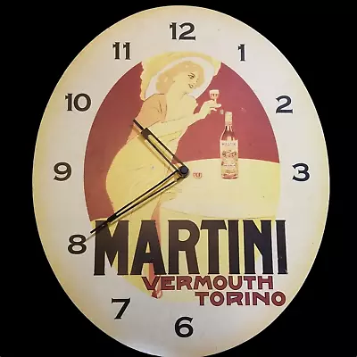 Martini Vermouth Torino Ad Wall Clock • $19.95