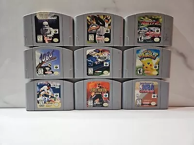 Nintendo 64 Games Lot • $21.50