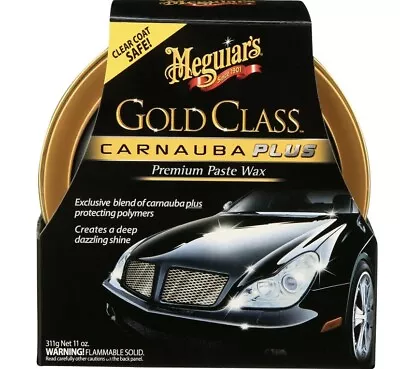 Meguiar's Gold Class Carnauba Plus Premium Paste Wax Creates A Deep Dazzling... • $22.39