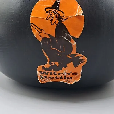 Union Products Witch Kettle 1453 With Stickers Cauldron Blow Mold Halloween 1987 • $34.99