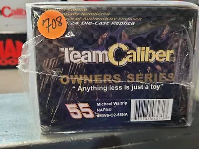 2006 Michael Waltrip #55 NAPA 1/24 Owners Series Team Caliber Car NASCAR NIB • $25