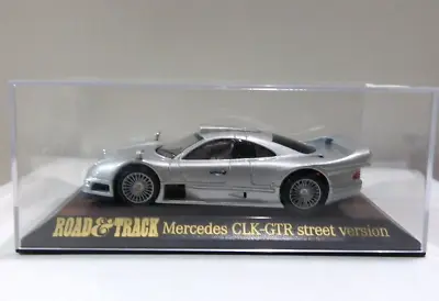 Maisto Road & Track 1/43 Silver Mercedes CLK-GTR Street Version • $13.45