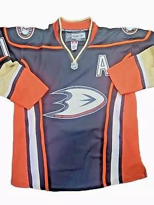 Reebok Anaheim Ducks Koivu #11  NHL Patch Hockey Jersey Size 48 • $49.99