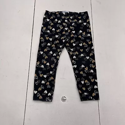 Mayoral Navy Blue Heart Printed Leggings Toddler Girls Size 2 • $10