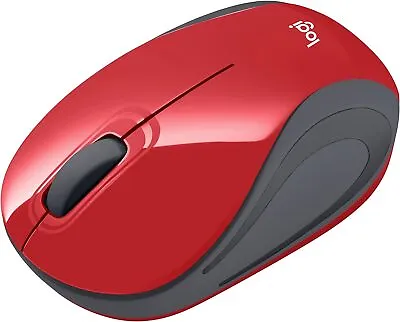 Brand New Logitech Wireless Ultra Portable Mini Mouse Red M187  • $10.98