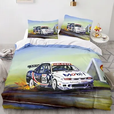 Peter Brock 05 Holden HSV Commodore Queen Bed Quilt Cover Set By Jenny Sanders • $104.95