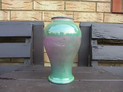 £70 • Buy Moorcroft  Pottery .   Early Burslem . Green /pink Luster Finish Vase