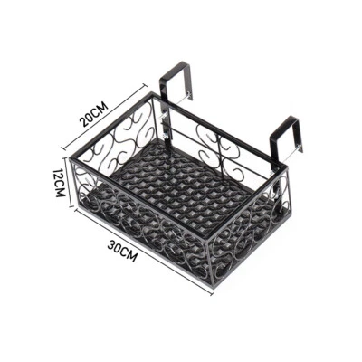 £11.95 • Buy Metal Plant Flower Pot Fence Balcony Garden Hanging Planter Herb Pots Home Decor