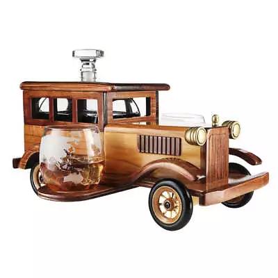 Vintage Car Decanter And Glasses Set • $99.95